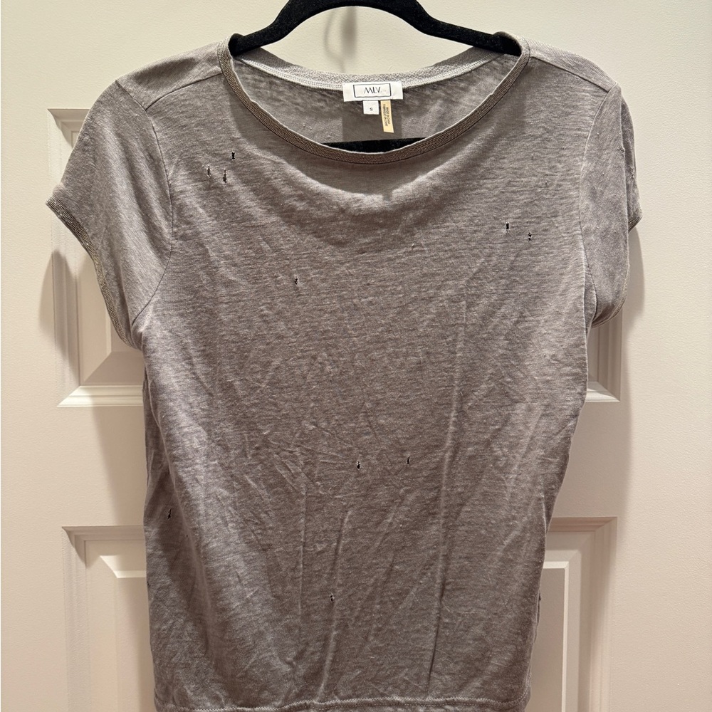 MLV Gray Short Sleeve Women's Tee